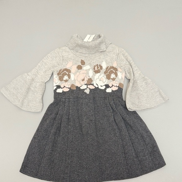 Janie and Jack Other - Janie and Jack dress size 18 to 24 months floral knit dress